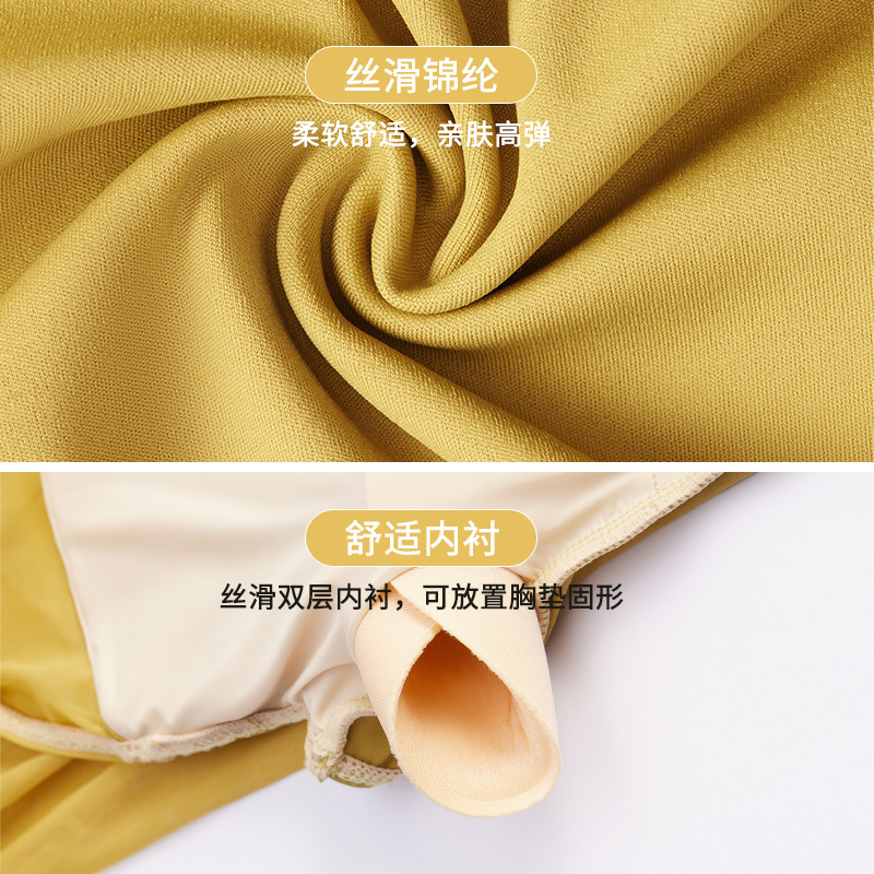 Picture of Ballet Dance All-in-one Suit Adult Women's Summer New Sleeveless Neck-hanging Art Test Practice Suit Mesh Stitching Gymnastics Suit