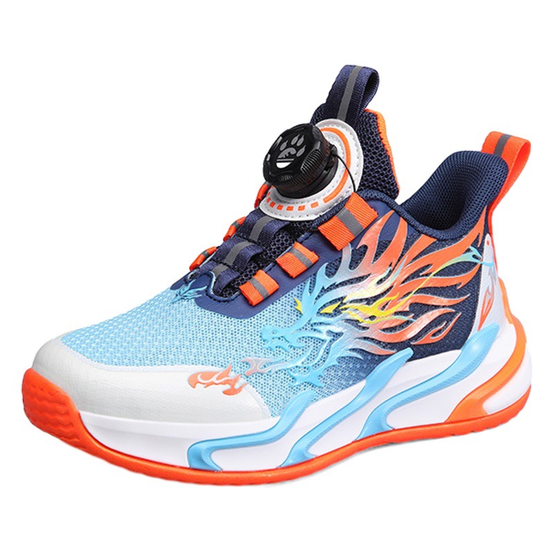 Year of the Snake Limited Edition Boys' Shoes, Autumn 2025 New Breathable Children's Sports Shoes, Boys' Big Kids' Knob Running Shoes, Trendy