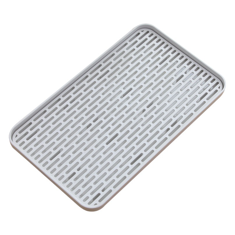 Creative Household Cup Drain Plate Double-layer Kitchen Fruit Plate Water Filter Tray Living Room Plastic Tea Cup Tea Plate