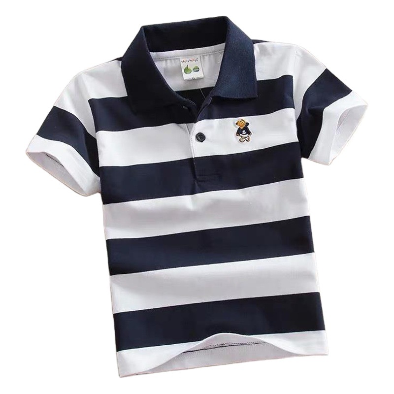 kids children's clothing boys polo shirt cotton short sleeve T-shirt children's summer new half sleeve t-shirt factory generation hair