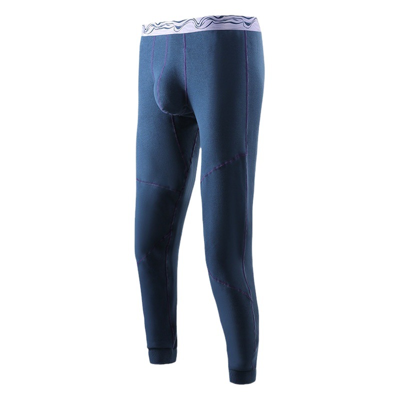 Winter long johns men's underwear single-piece padded cashmere pants warm pants tight-fitting line pants leggings youth cotton-wool pants