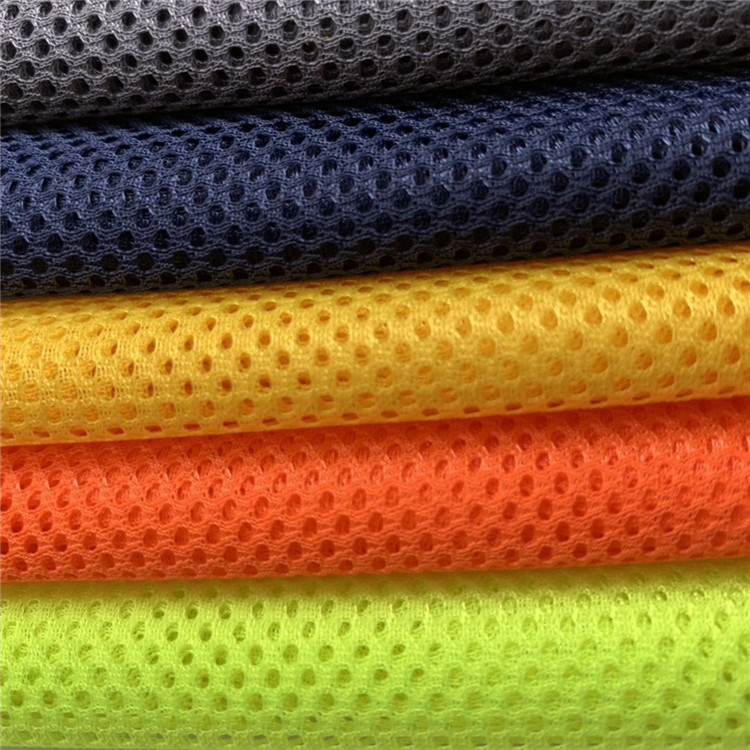 Picture of in stock Polyester Hexagon Mesh Cloth C003 Three Empty Small Mesh Luggage Handbags Sportswear School Uniform Lining Mesh Cloth