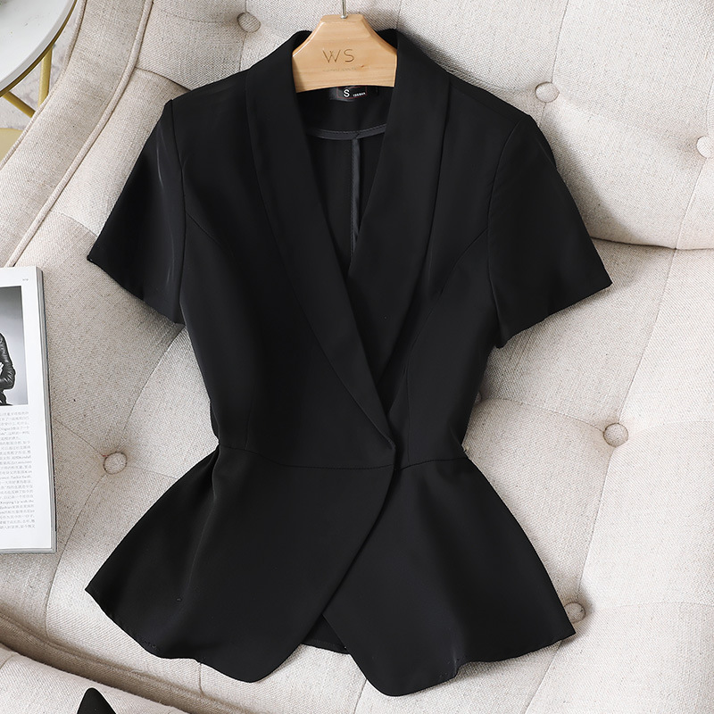 High-end Professional Suit Women's Summer Elegant Suit Formal Suit Work Clothes Sales Department Reception Tooling Women's Suit Skirt