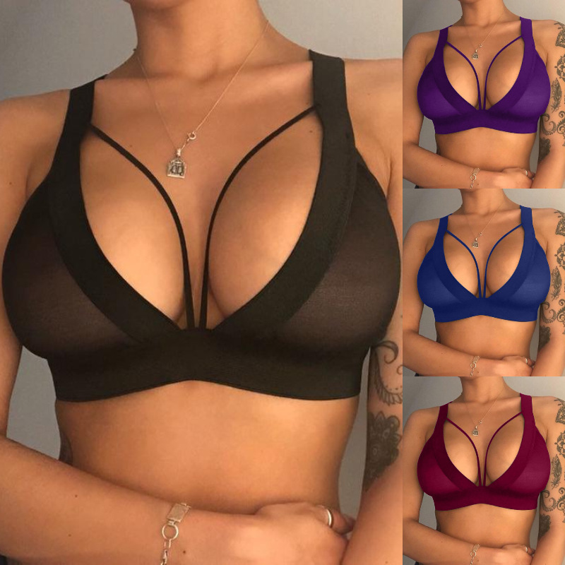 Cross-border foreign trade sexy lingerie European and American temptation anti-exposure vest sexy underwear female bikini factory wholesale