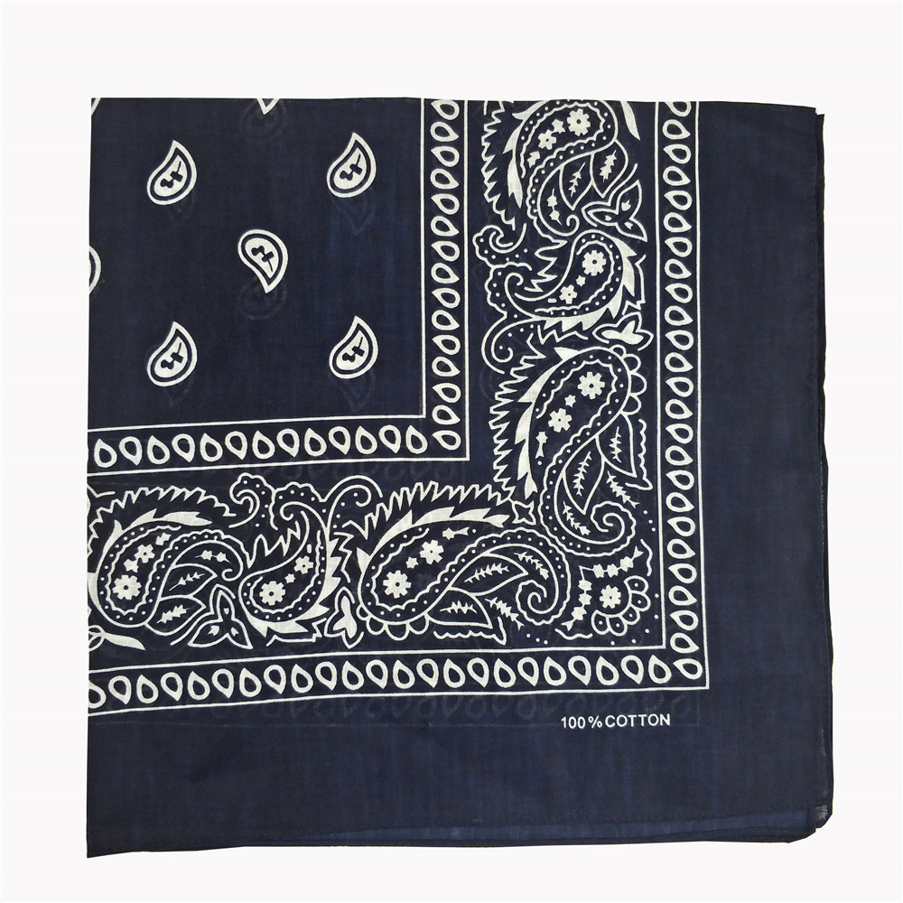 Picture of Cross-Border Outdoor Multi-Functional Hip-Hop Hip-Hop Cotton Headscarf Tie-Dyed Paisley Sunflower Square Scarf Bandana
