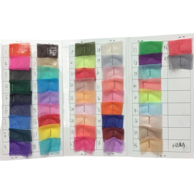 Factory supply 40D30A polyester mesh fabric hexagonal mesh mosquito net mesh solid color soft mesh wholesale