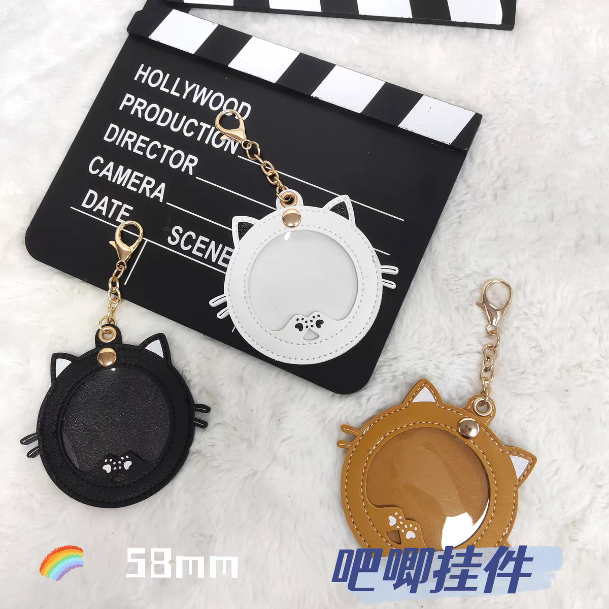 Creative Cat Storage Bag Star Peripheral Pain Bag Pendant Anime Millet Display Small Bag Pendant Badge Set