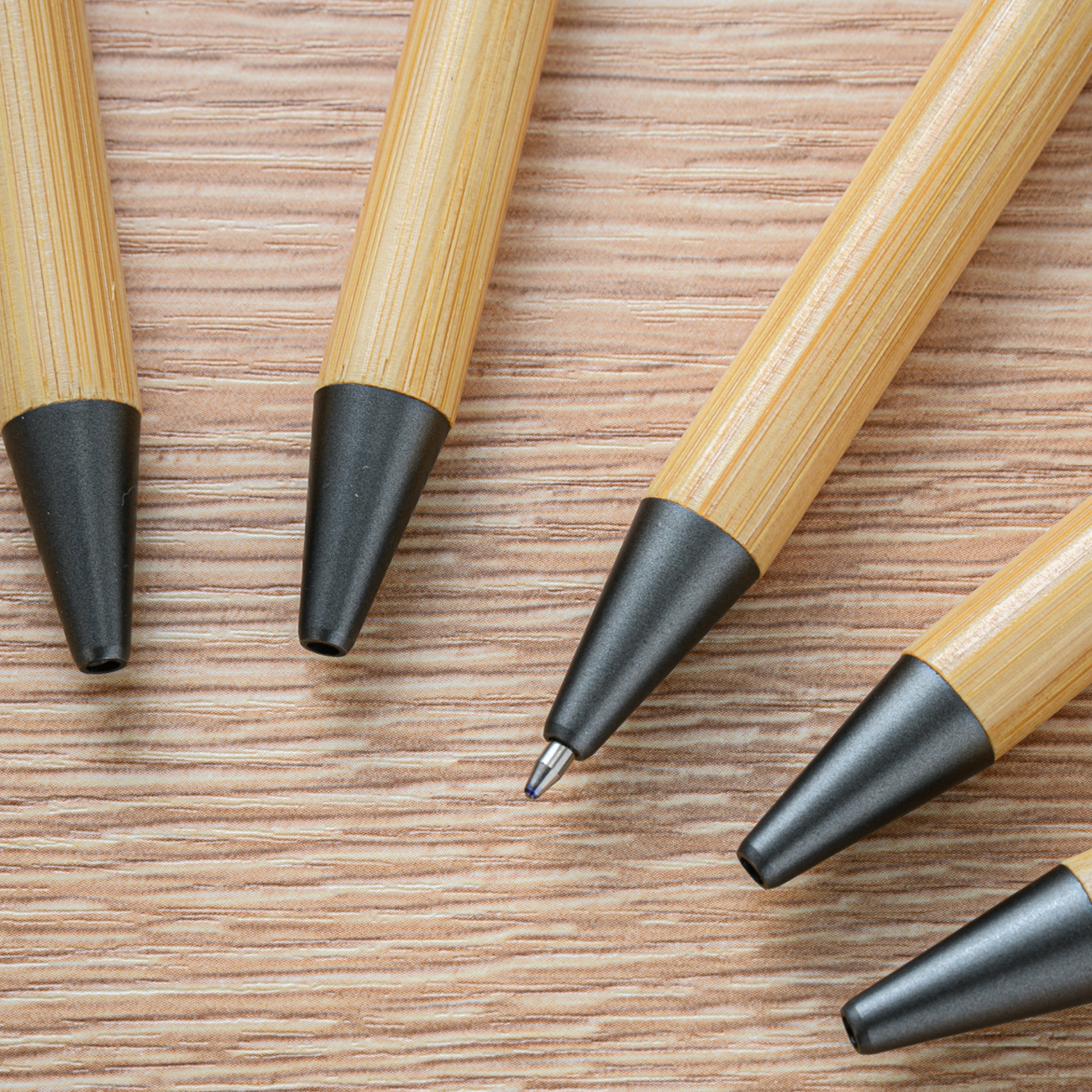 Picture of Spot bamboo pen wholesale bamboo wood material advertising ballpoint pen printable logo gift Pen Press bamboo pen