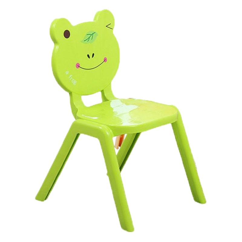 Share Thickened Children's Home Back Chair Kindergarten Learning Table and Chair Baby Chair Non-Slip Stool Plastic Bench