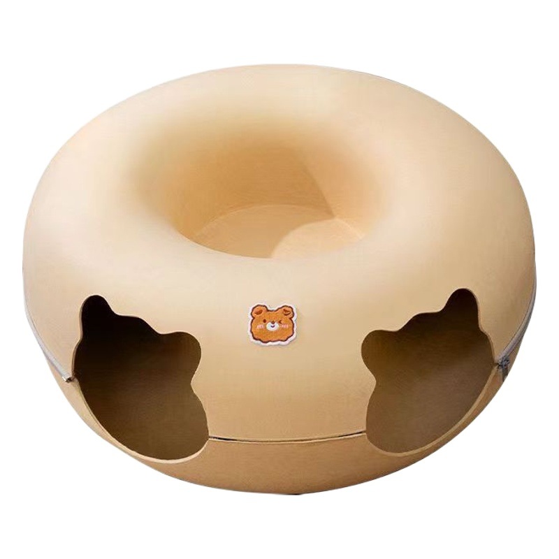Cross-Border Wholesale Felt Cat Nest, Universal Pet Nest for All Seasons, Semi-Enclosed One-Piece Molded Cat Nest, Cat Tunnel, Handmade