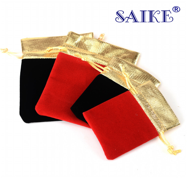 Picture of in stock wholesale flannel jewelry bag brocade flannel bag jewelry bag flannel jewelry bag