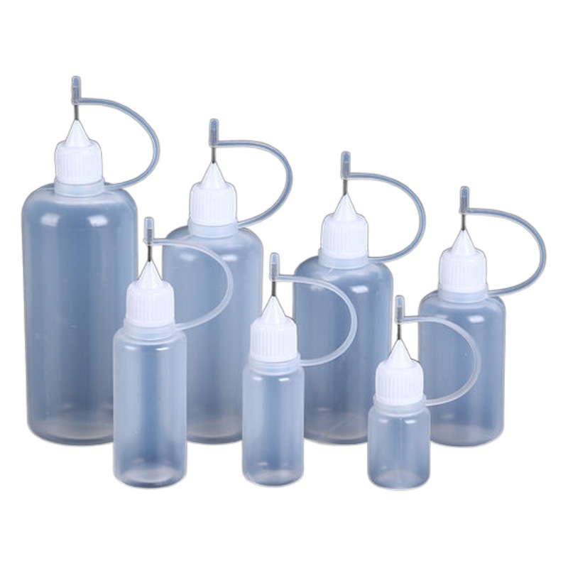 Translucent small capacity dispensing pot travel convenient to carry small empty bottles pe plastic bottles split small bottles