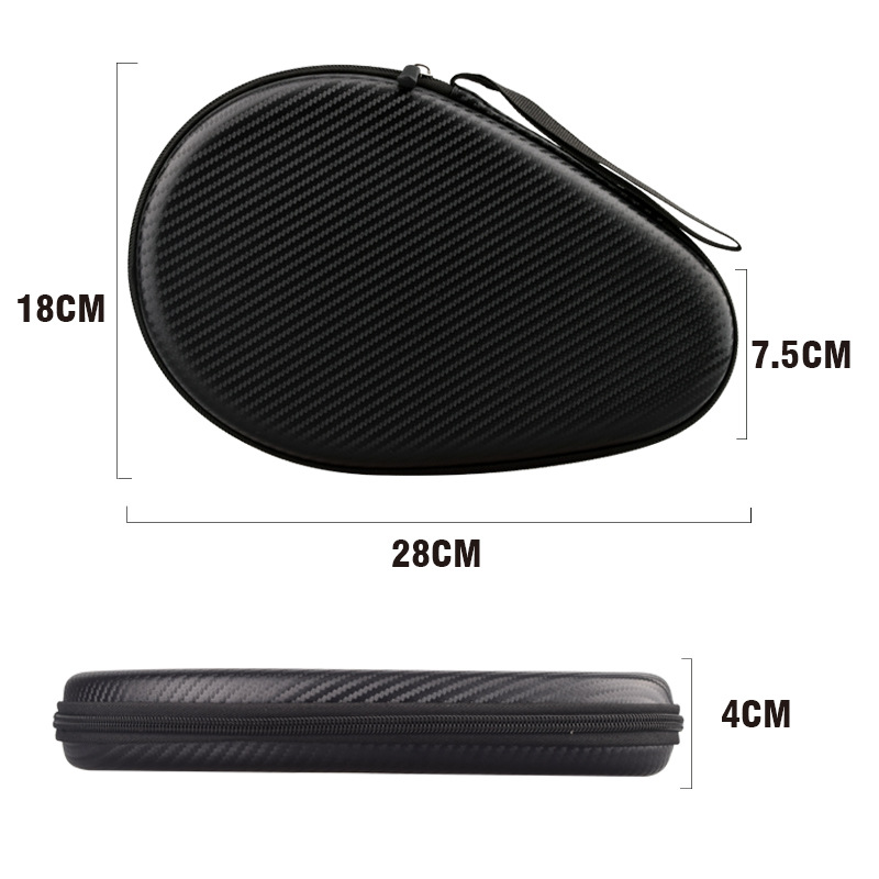 Picture of Table Tennis Bats Bag Gourd-shaped Table Tennis Bats Set Table Tennis Bats Storage Bag Hard Shell Drop-resistant Durable Printable LOGO