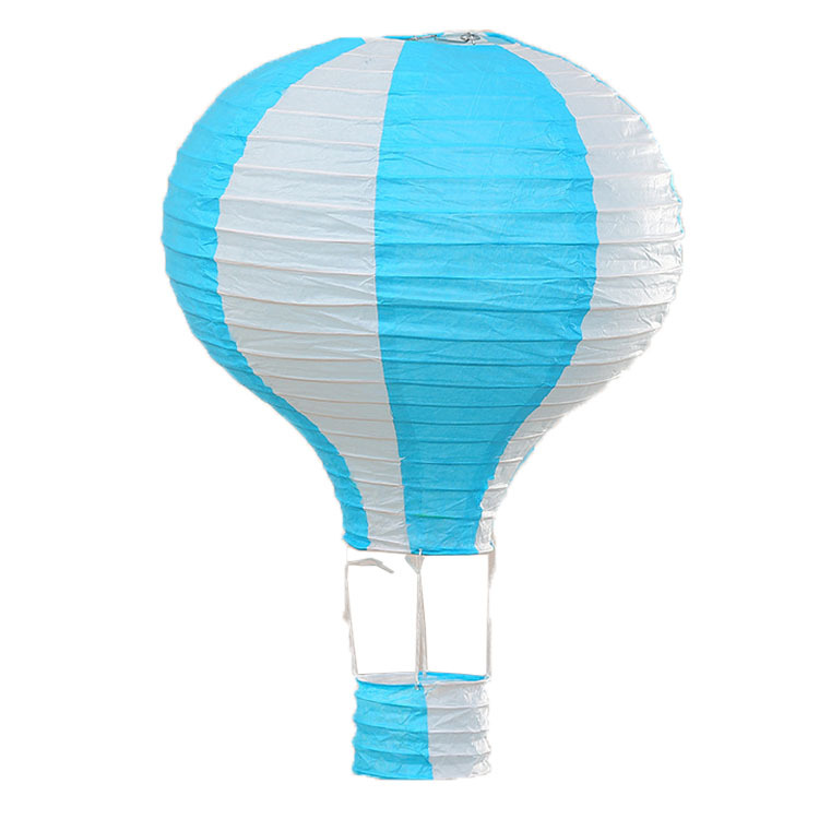 Picture of Hot Air Balloon Paper Lantern Decoration Shopping Mall Store Celebration Kindergarten Corridor Hanging Decoration Birthday Party Celebration Venue Layout