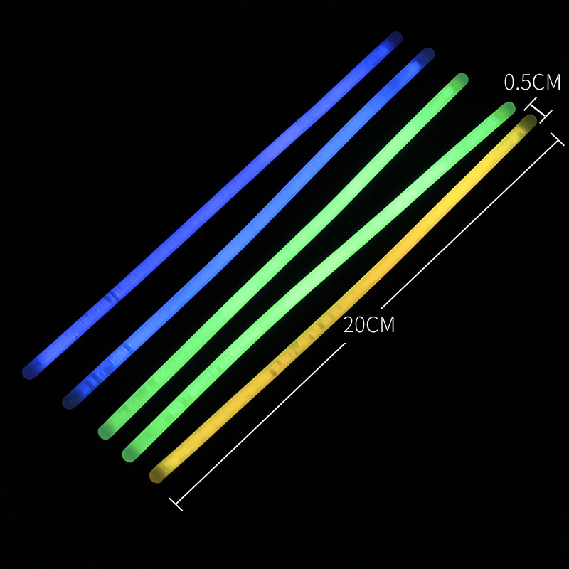 Picture of Disposable Fluorescent Sticks Batch Concert Luminous Bracelets Fluorescent Stick Toys 100 Fluorescent Sticks with Labeling