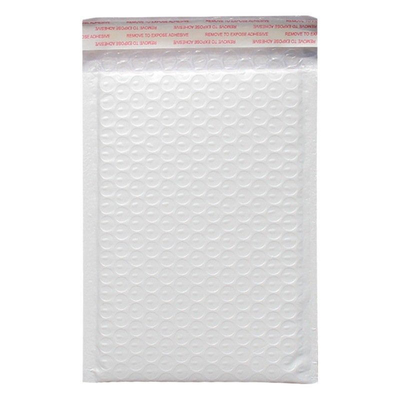 White Composite Pearlescent Film Bubble Bag Thickened Clothing Packaging Express Bag Envelope Bubble Bag Manufacturers Bubble Bag