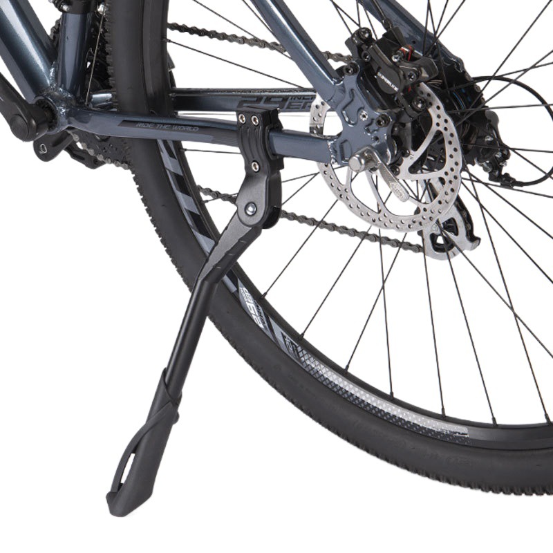 Bicycle support Mountain road bike aluminum alloy side foot support double hole adjustable support riding equipment