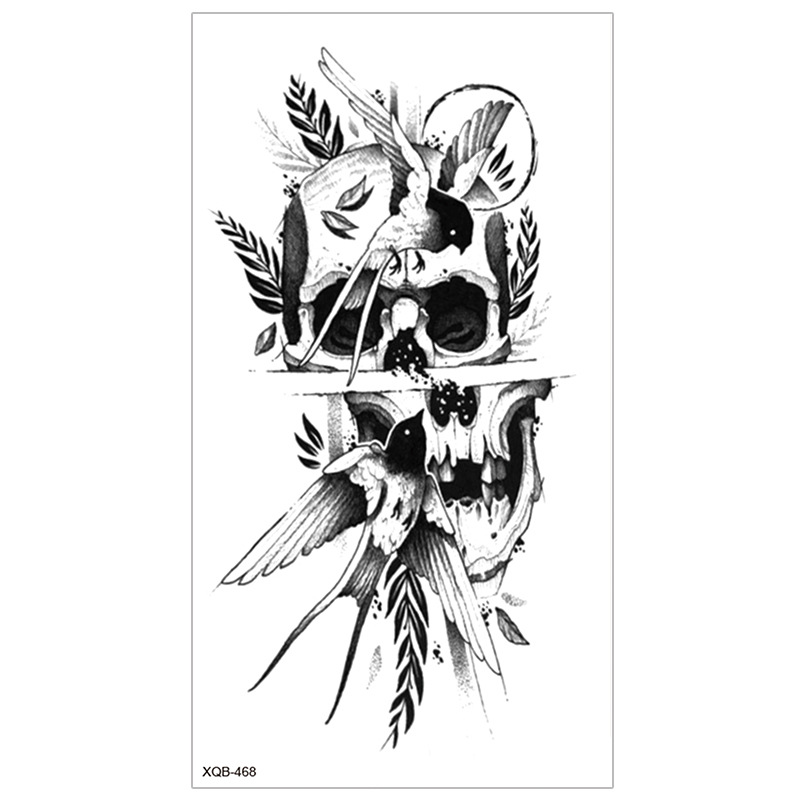 Picture of New Half Arm Tattoo Stickers Cross-border Amazon Hot Selling Set Dark European and American Realistic Waterproof Tattoo Stickers Wholesale