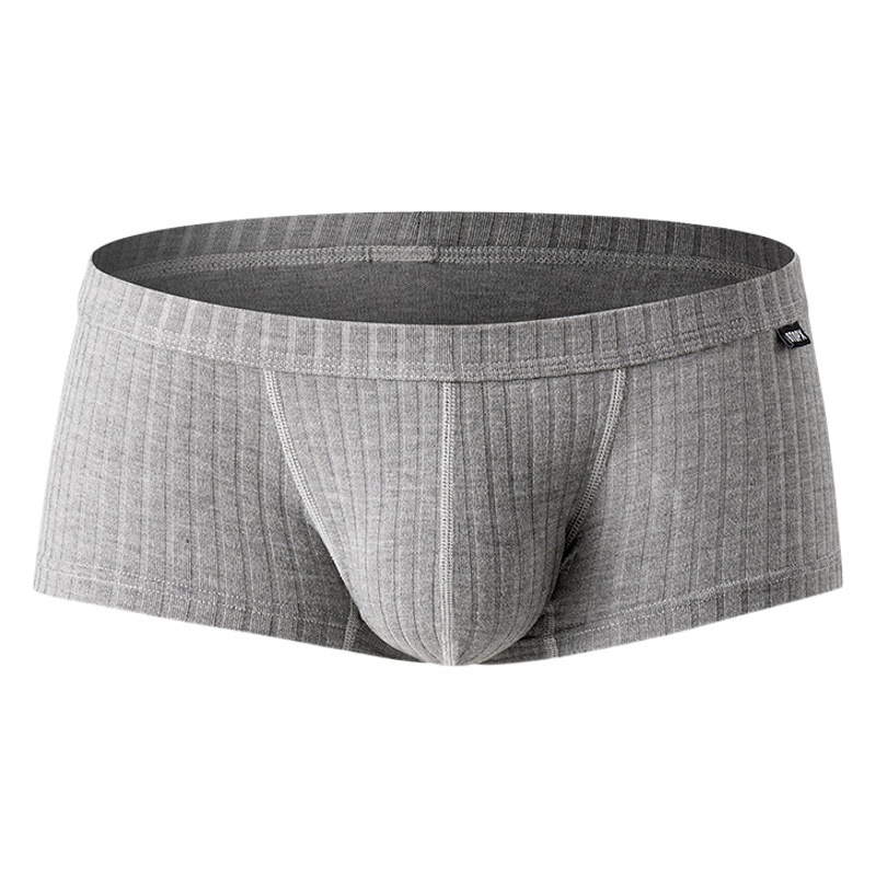 Gtopx Man Boys' Low-Waisted Single-Layer Loose and Comfortable Boxer Briefs Summer Breathable Sweat-Absorbent Sports Boxer Briefs