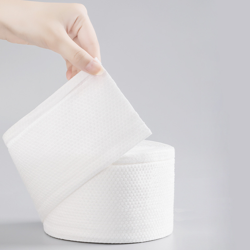 Picture of Disposable Face Wash Cotton Soft Towel Paper Towel Cleansing Towel Rolled Face Wash Face Beauty Makeup Remover Paper Towel Dry and Wet
