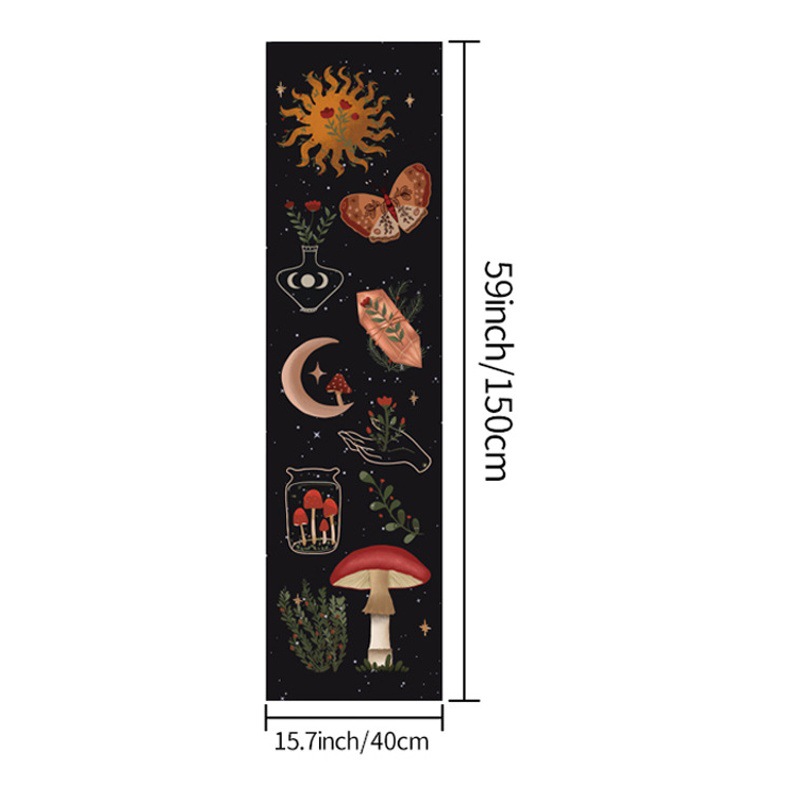 Bohemian sun flower tapestry mandala flower mushroom tapestry foreign trade cross-border tapestry manufacturers customized