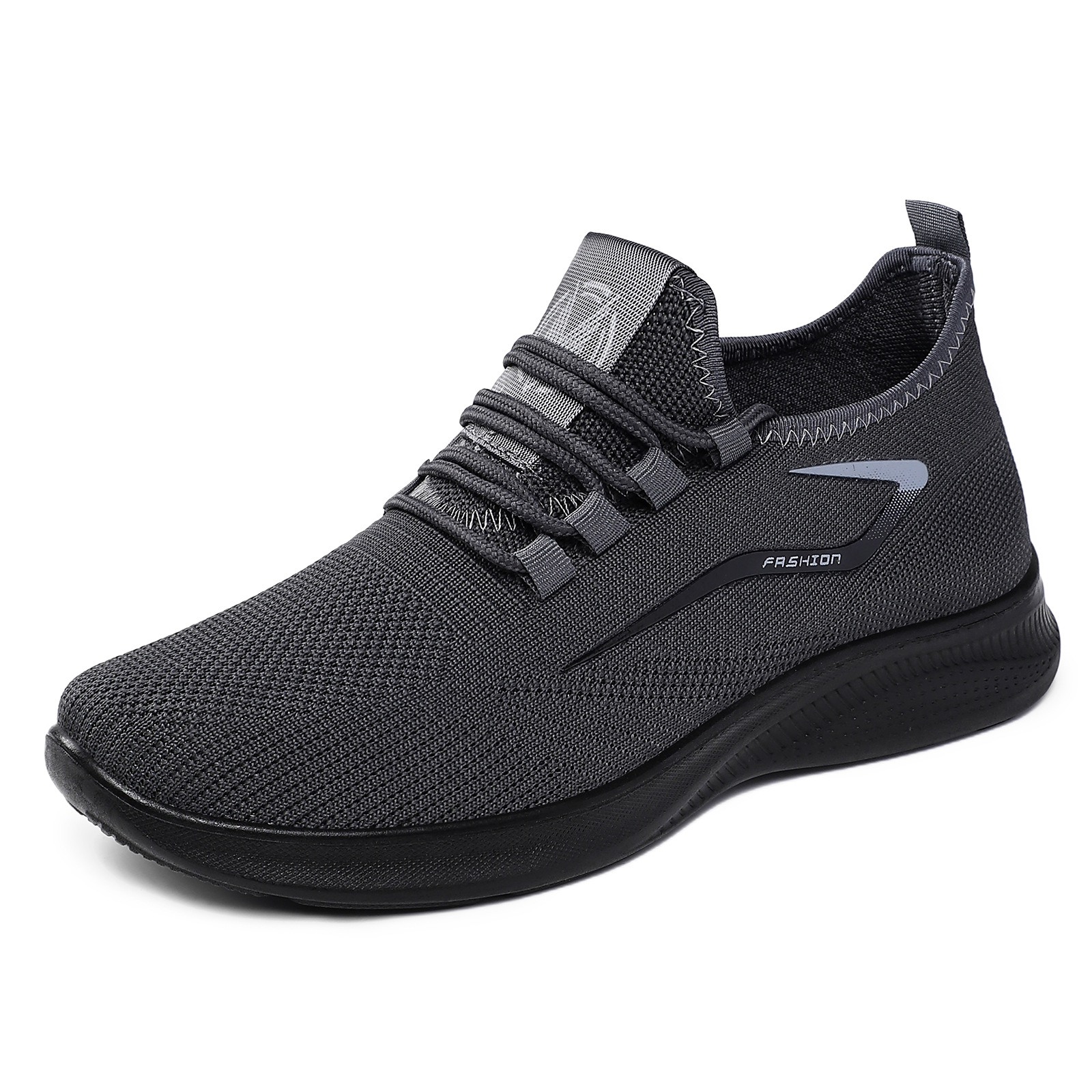 Picture of Men's shoes: new cross-border casual shoes, large size flyknit mesh shoes, breathable versatile single shoes, soft-soled sports shoes