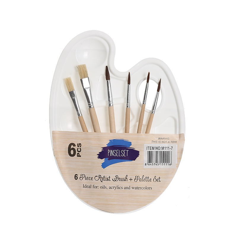 Picture of Basic Transparent Kidsren's Watercolor Supplies Pp Palette Student Painting Art Hand-Painted Plastic Paint Palette Palette