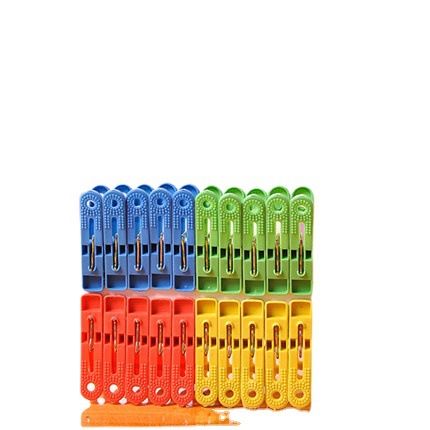 Picture of Spot plastic small clip towel clothes socks underwear hanging multi-clip hangers drying quilt clothes clip 20