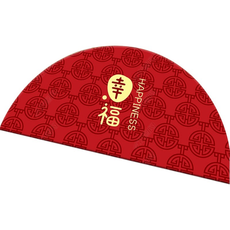 Semi-round festive floor mat wholesale door mat home bathroom door entrance kitchen into the door Hall foot mat