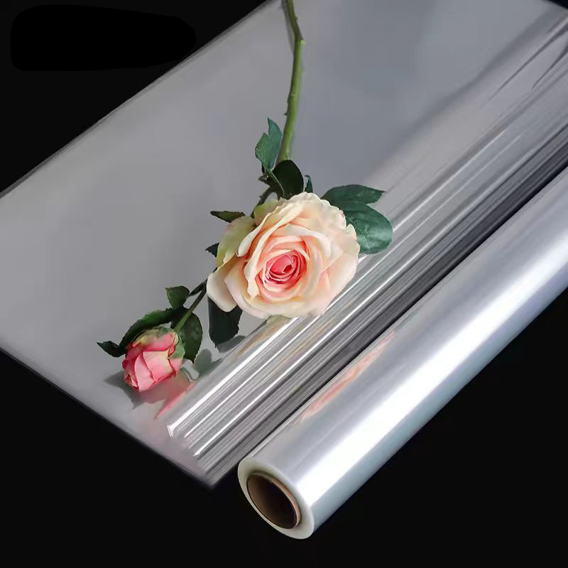 cellophane bouquet wrapping paper transparent wrapping paper plastic paper floral materials flower wrapping paper soft cellophane