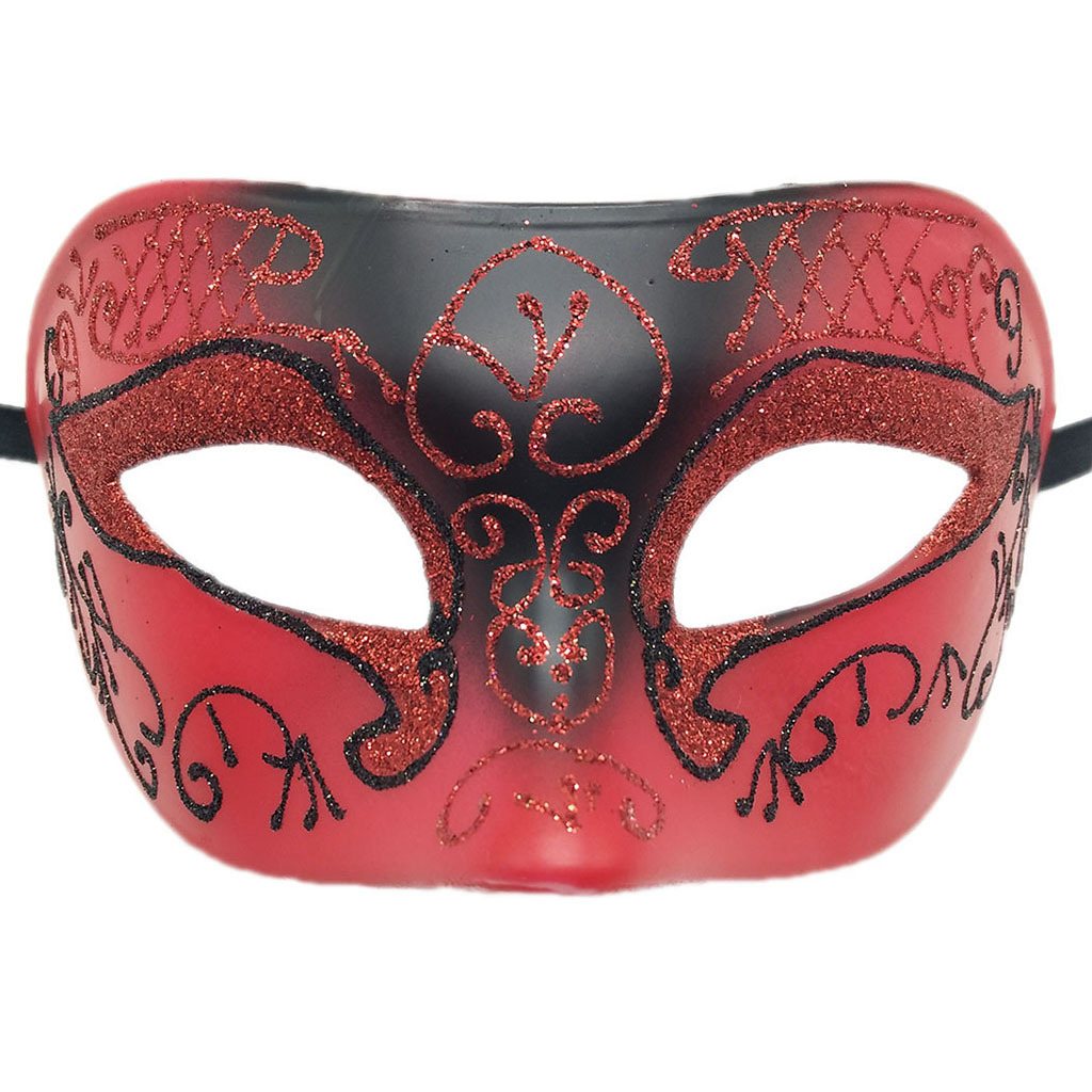 Picture of Men's Masquerade Mask Halloween Ghost Festival Carnival Roman Flathead Mask Show Party Party