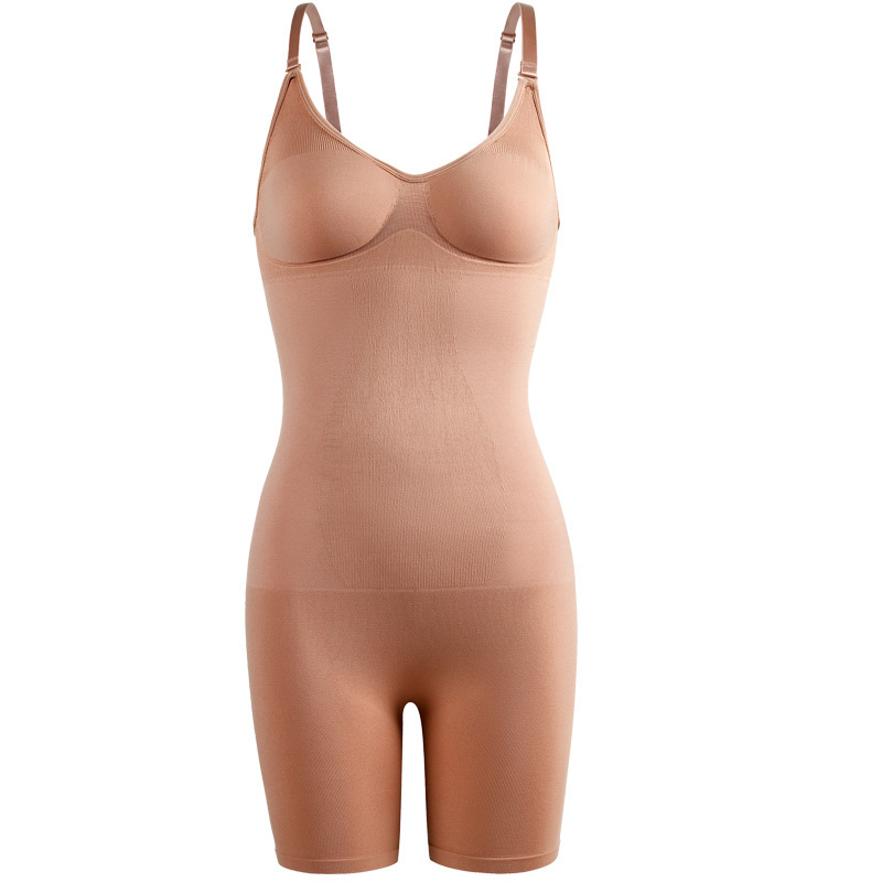 Picture of European and American Body-Shaping Jumpsuit Abdomen-Tight Waist-Tight Chest-Gathering Tight Waist-Lifting Hip Seamless Body-Shaping Jumpsuit