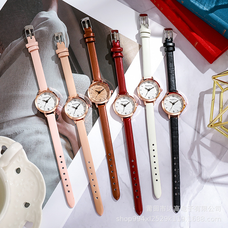 Wholesale new retro simple niche light luxury high color value cold wind watch high school students female watch live cross-border