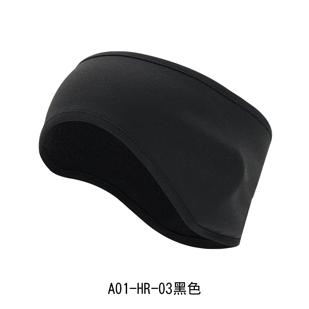 Picture of Amazon autumn and winter fleece outdoor ear protection hair band Sports running riding warm cold-proof headgear forehead protection headband