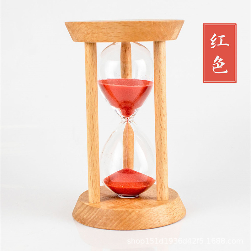 Picture of Log time hourglass timer 5/1015/20/30 minutes half hour time quicksand funnel ornaments wholesale