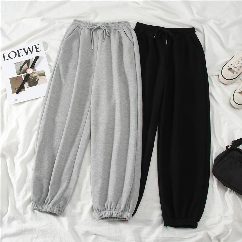 Cross-border Harlan Pants Women's Summer Casual Sports Loose Slimming All-match Outer Wear Straight Leg Pants Radish Sweatpants