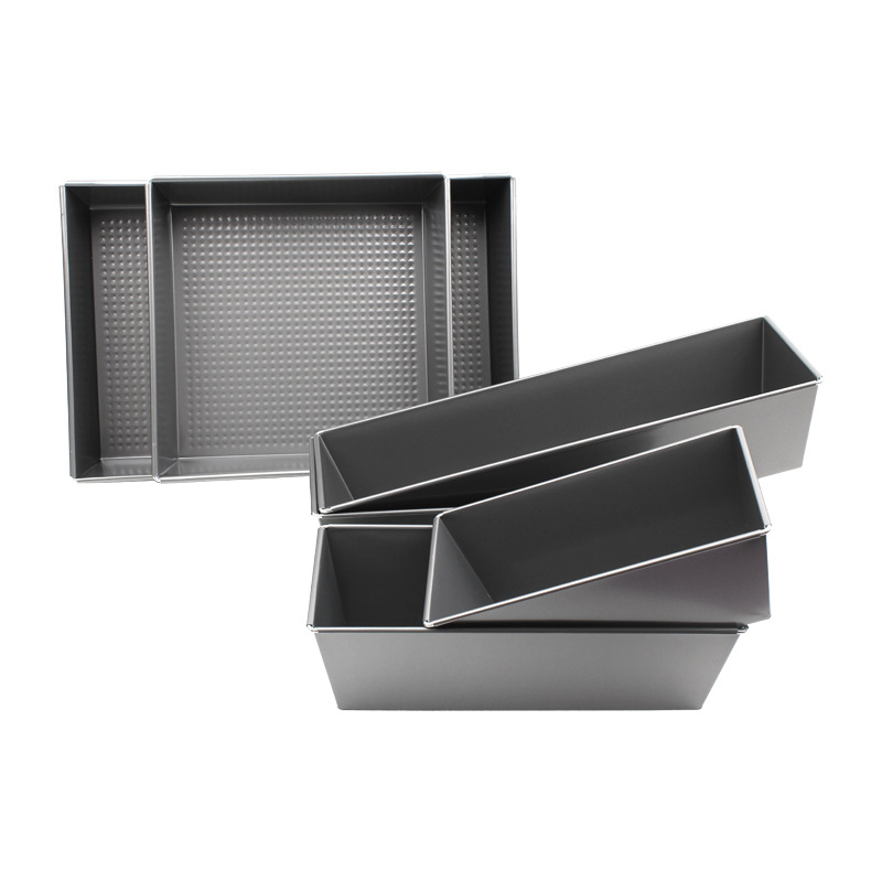 Picture of Toast Bread Mold Honeycomb Toast Box Rectangular Bread Baking Pan Cake Mold Non-stick Carbon Steel Baking Mold