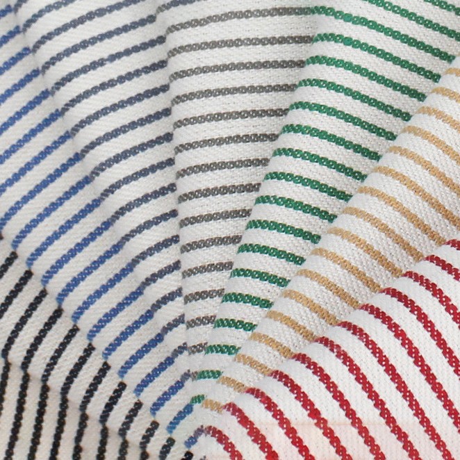 Ready Supply of Denim Yarn-Dyed Stripesd Fabric, Clothing, Bags, Shoe Materials, Spring & Fall T-Shirt Jacket Fabrics, Tablecloths