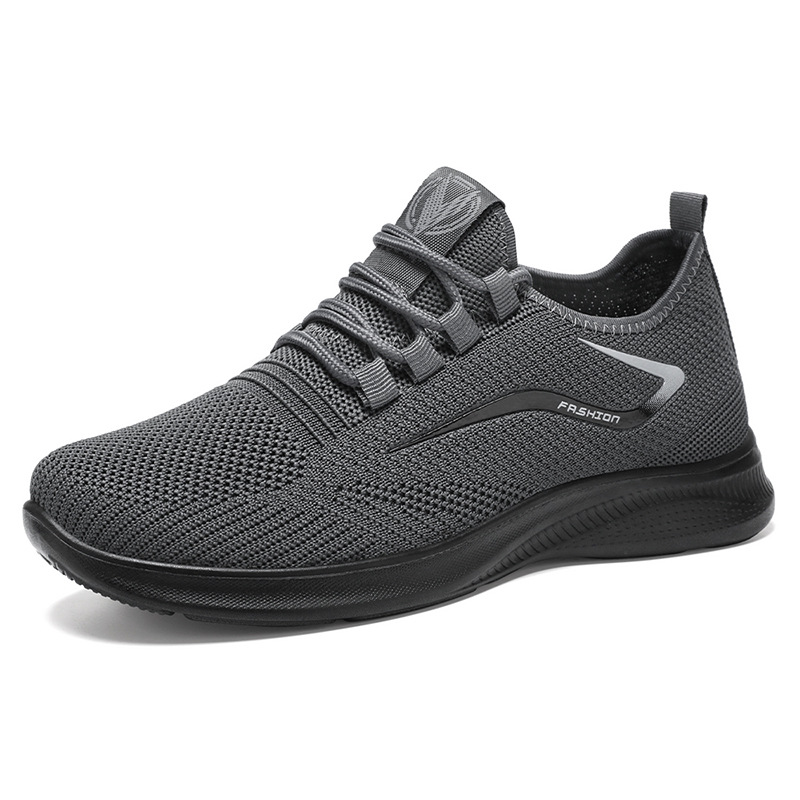 Picture of Men's shoes: new cross-border casual shoes, large size flyknit mesh shoes, breathable versatile single shoes, soft-soled sports shoes