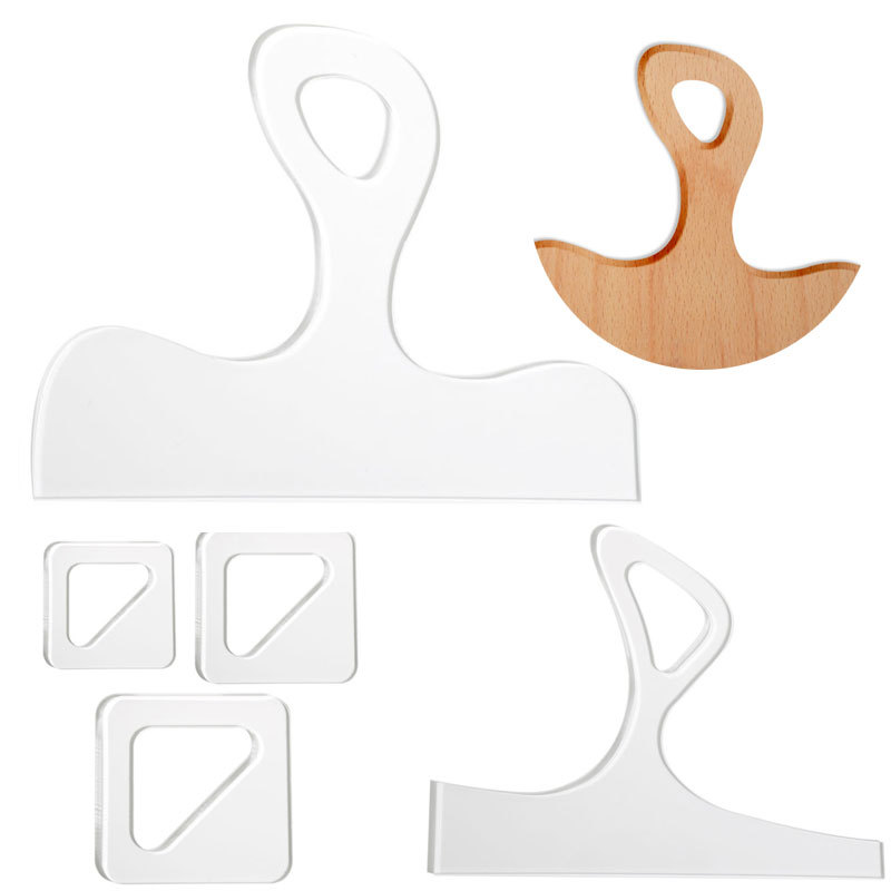 Cross-border Charcuterie Handle Template acrylic deli cutting board Handle Template set