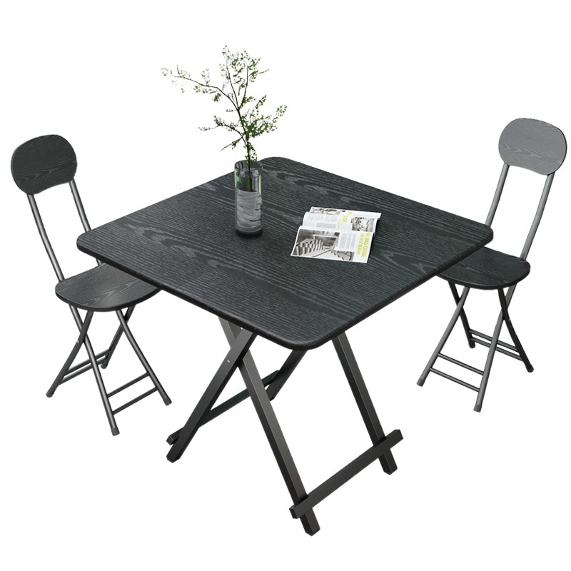 Installation-free Folding Table Rental Room Dining Table Simple Stall Table Dormitory Study Table Portable Table Stall Square Table