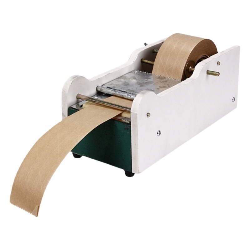Eco-Friendly Wet Water Kraft Tape Brown Reinforced High-Adhesive Kraft Carton Sealing Tape with Printed Logo