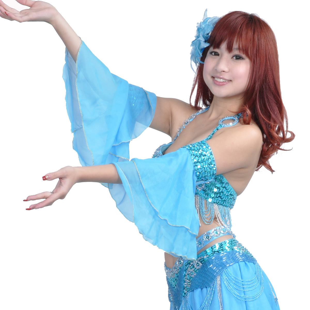 Picture of Double-Layer Sleeves, Belly Dance Swing Sleeves, Beaded Embroidery Sleeves, Watch Performance Costumes, Sleeves, Source Factory Direct Sales
