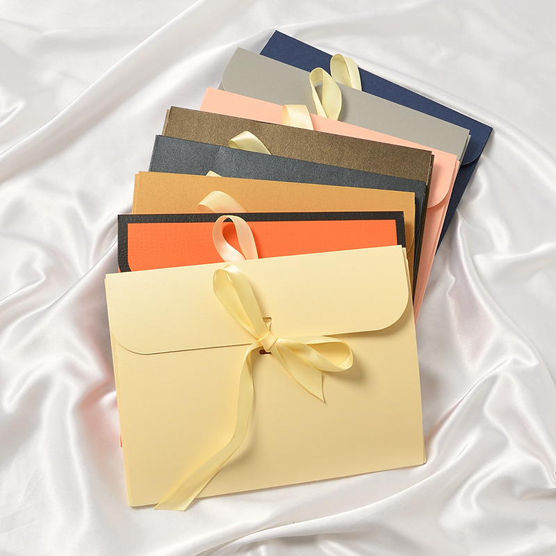 Picture of Scarf Scarf Gift Box Envelope Shape Bow Boutique Gift Box Gift Box Packaging Tie Paper Box