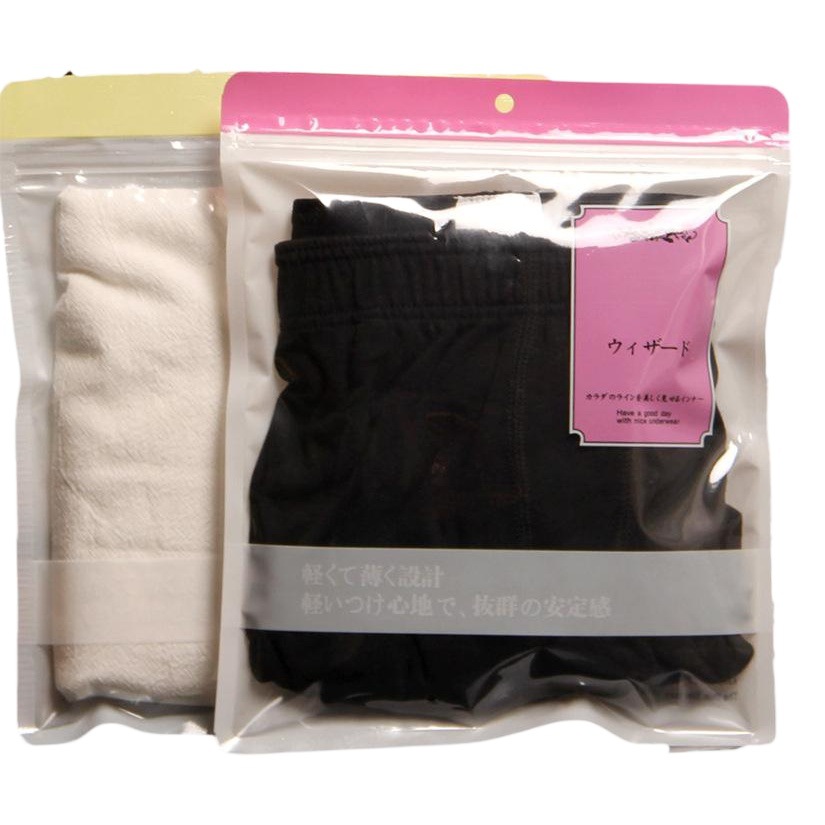 Japanese Intimates Packaging Bag, Chest-Wrapped Cotton Socks, Ziplock Bag, Outer Packaging Bag, Tummy Control Pants Intimates Packaging Bag Wholesale