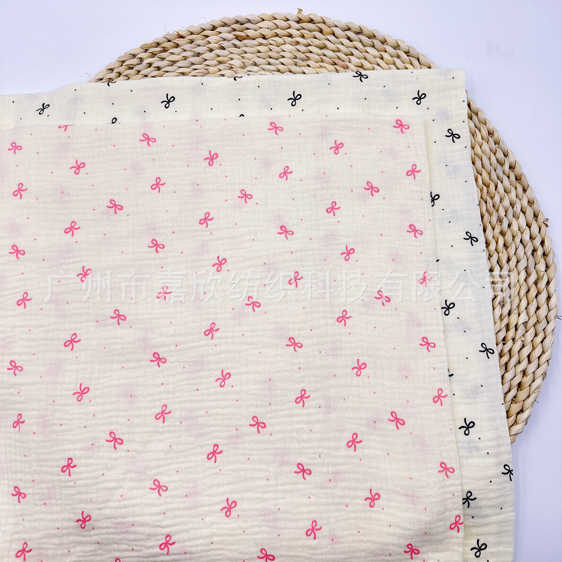 cotton double gauze baby cotton gauze small fresh bow ins style gift gift box wrapping paper diy