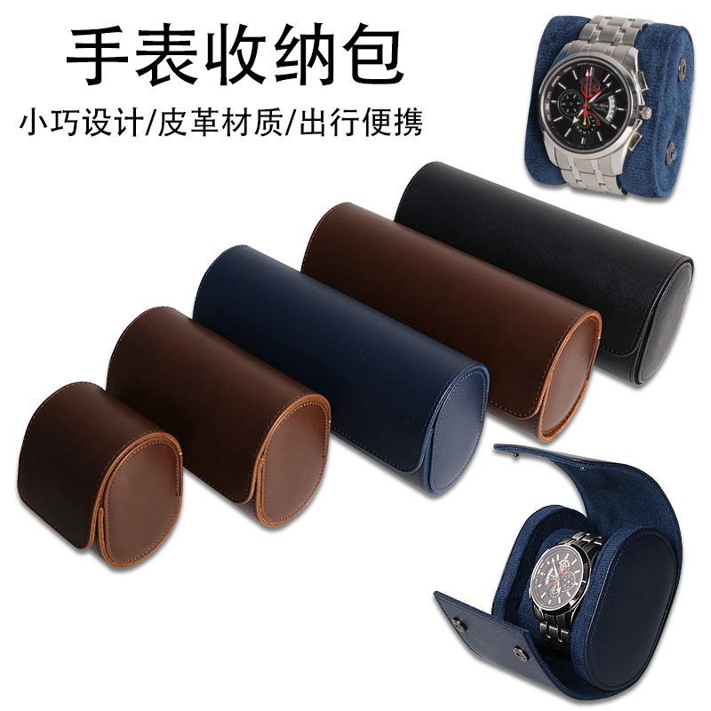 Watch Packaging Box to Store Sewing One/Two/Three-Pack Pu Leather Watch Leather Case with Custom Leather Bag