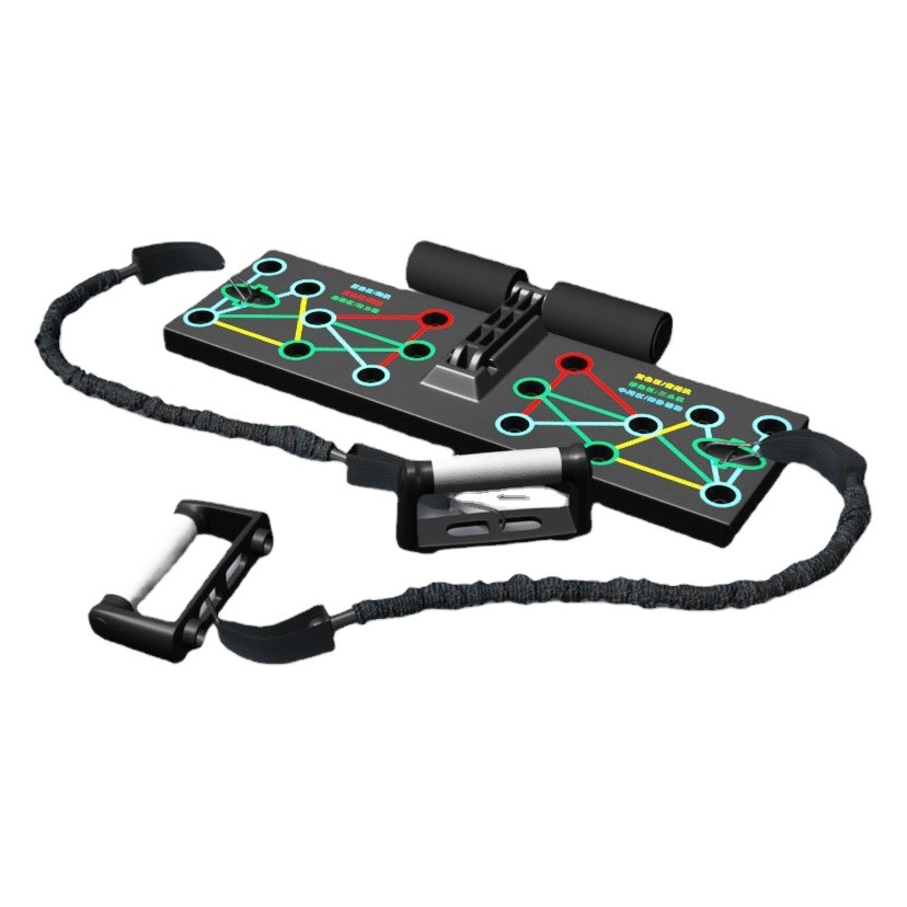 Multifunctional Push-up Board Three-in-One Set Fitness Equipment Supine Auxiliary Device Home Abdominal Muscle Training Bracket