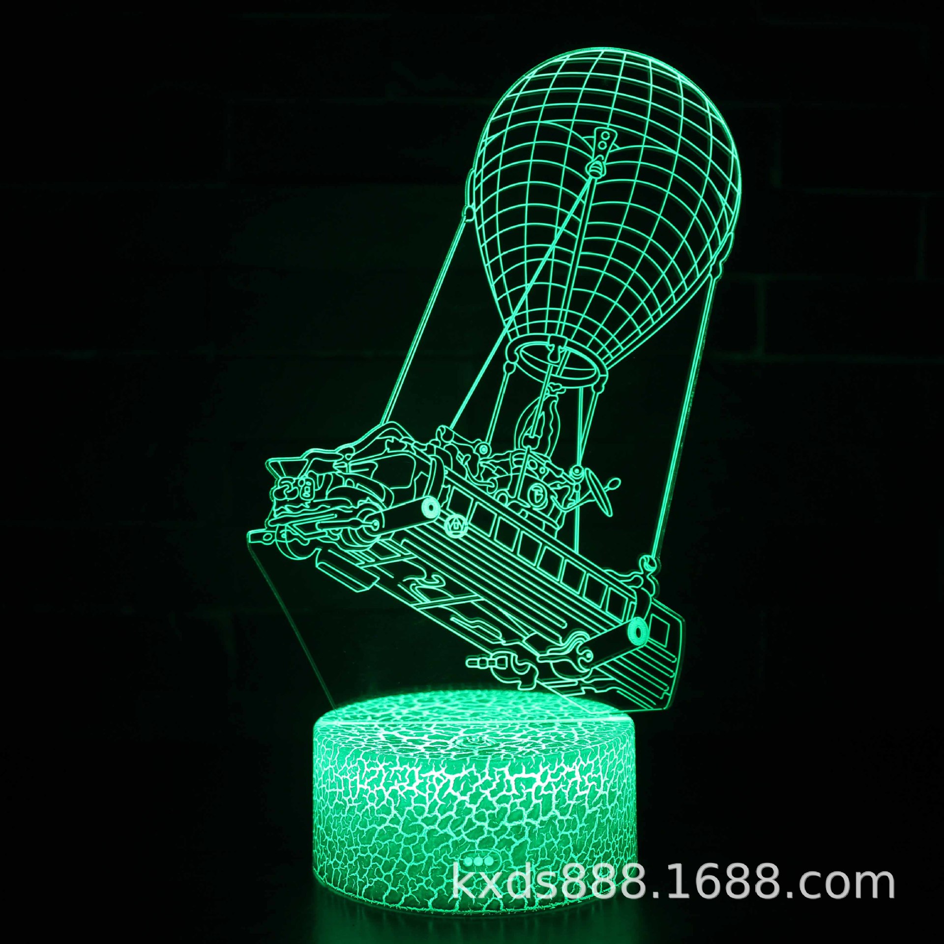 Picture of Kaixing Cross-border Exclusive Fortress Night Game Series 3D Nightlight LED Colorful Touch Remote Control Creative Table Lamp