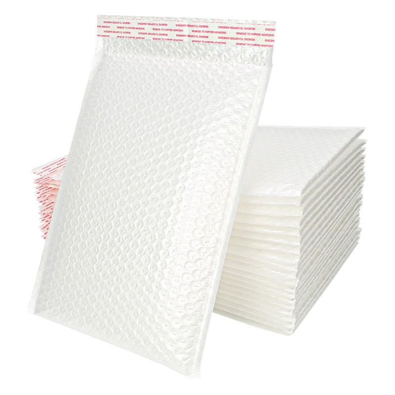 Composite Pearlescent Film Bubble Bag Self-Adhesive Bag Packaging Material Foam Bag Waterproof Express Bag Small Card Bubble Bag Wholesale